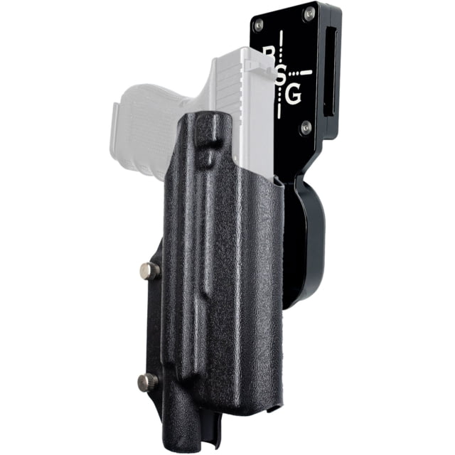 Black Scorpion Outdoor Gear Pro Heavy Duty Competition Kydex OWB Holster Glock 17 19 19X 22 31 44 45 w/ X300 Right Hand Black Shell Black - Black Scorpion Outdoor Gear