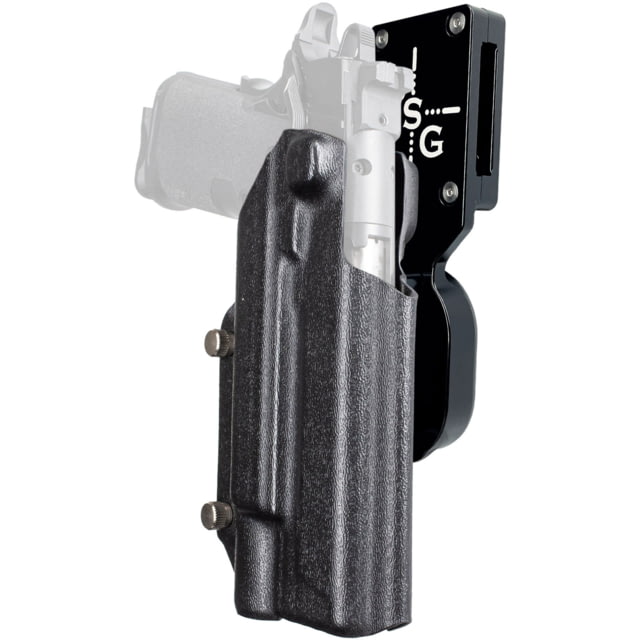 Black Scorpion Outdoor Gear Pro Heavy Duty Competition Kydex OWB Holster Springfield Armory Prodigy 5in w/ X300 Right Hand Black Shell Black - Black Scorpion Outdoor Gear