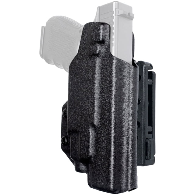 Black Scorpion Outdoor Gear Pro IDPA Competition OWB Holster Glock 17 1919X 22 31 44 45 w/ TLR7 TLR8 Right Hand Black - Black Scorpion Outdoor Gear