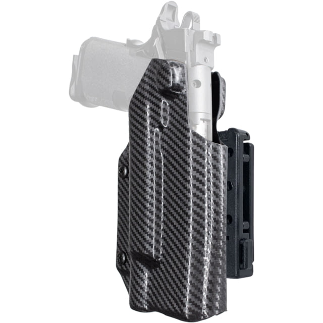 Black Scorpion Outdoor Gear Pro IDPA Competition OWB Holster Springfield Armory digy 5in w/ X300 Right Hand Carbon Fiber HC03-IDPA-PRODIG - Black Scorpion Outdoor Gear