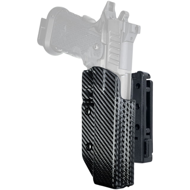 Black Scorpion Outdoor Gear Pro IDPA Competition OWB Holster Staccato XC Right Hand Carbon Fiber - Black Scorpion Outdoor Gear