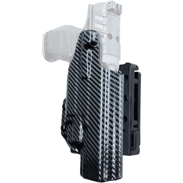 Black Scorpion Outdoor Gear Pro IDPA Competition OWB Holster Walther PDP 5in w/ TLR-7/TLR-8 Right Hand Carbon Fiber - Black Scorpion Outdoor Gear