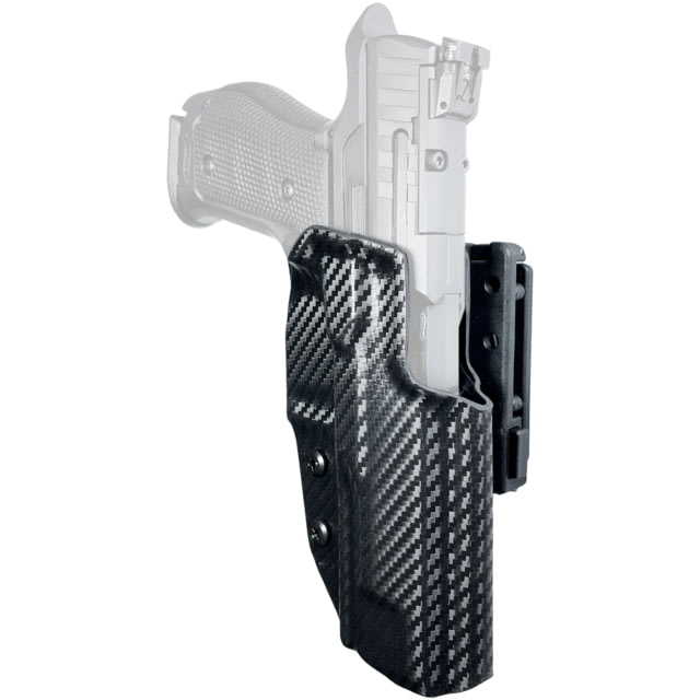 Black Scorpion Outdoor Gear Pro IDPA Competition OWB Holster Walther Q5 Match SF Right Hand Carbon Fiber - Black Scorpion Outdoor Gear