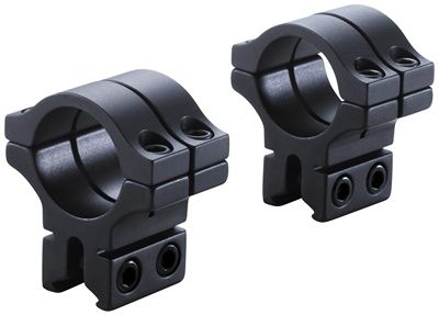 BKL Technologies Model 301 1in Long Double Strap Dovetail RingsMatte Black - Bkl Technologies