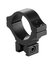 BKL Technologies Model 303 0.6in Long Dovetail RingLowSingleMatte Black - Bkl Technologies
