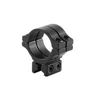 BKL Technologies Model 304 1in Long Double Strap Dovetail RingLowSingleMatte Black - Bkl Technologies
