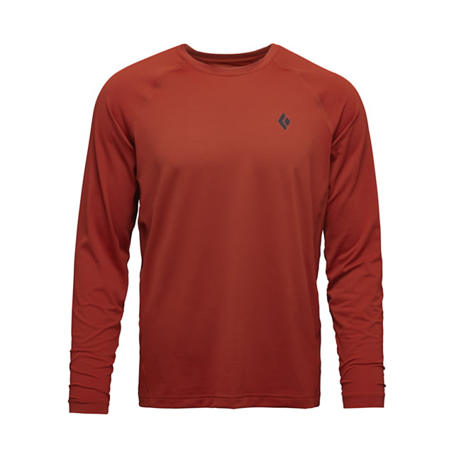Black Diamond Alpenglow Long Sleeve Crew - Men's Burnt Sienna Large