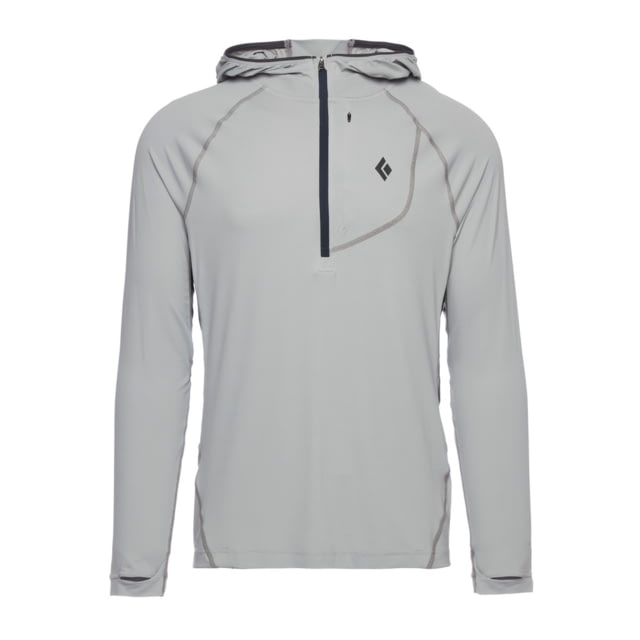 Black Diamond Black Diamond Alpenglow Pro Hoody - Men's Pewter Medium - $149.00 at Optics Planet
