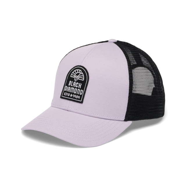 Black Diamond Black Diamond BD Trucker Hat Soft Lilac/Black/Black Cam Patch - $49.00 at Optics Planet