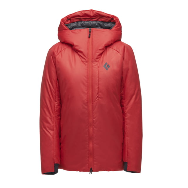 Black Diamond Black Diamond Belay Parka - Womens Coral Red Medium - $449.00 at Optics Planet