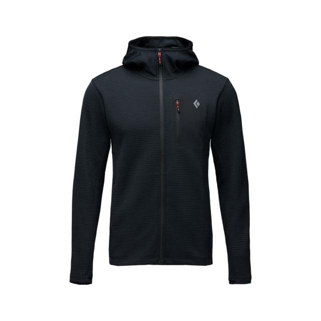 Black Diamond Black Diamond Diverge Full Zip Hoody - Men's Black Extra Large - $179.00 at Optics Planet