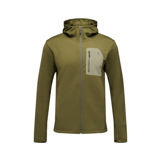 Black Diamond Black Diamond Diverge Full Zip Hoody - Men's Dark Moss Extra Large - $179.00 at Optics Planet