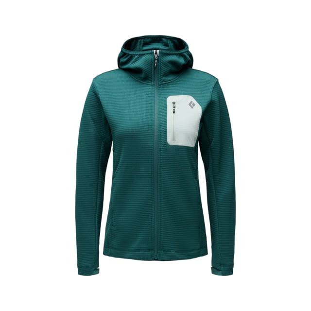 Black Diamond Black Diamond Diverge Full Zip Hoody - Women's Deep Woods Medium - $179.00 at Optics Planet