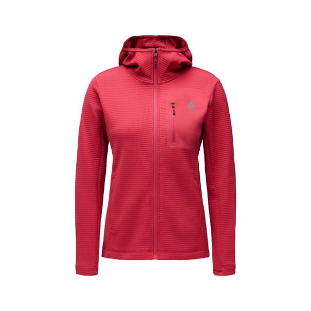 Black Diamond Black Diamond Diverge Full Zip Hoody - Women's Mineral Red Large - $179.00 at Optics Planet