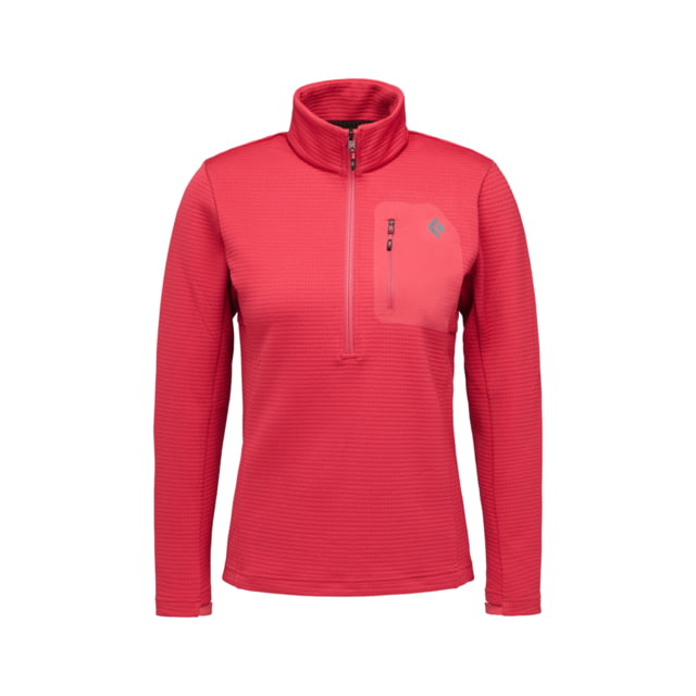 Black Diamond Diverge Half Zip Jacket - Women's Mineral Red Large