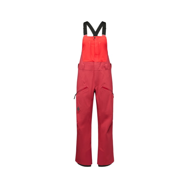 Black Diamond Recon Stretch Bibs - Women's Coral Red-Mineral Red Small