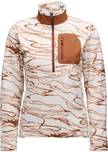 Black Diamond Black Diamond Rift Half-Zip Fleece Jacket - Women's Relief-Chalk-Clay Large - $89.00 at Optics Planet