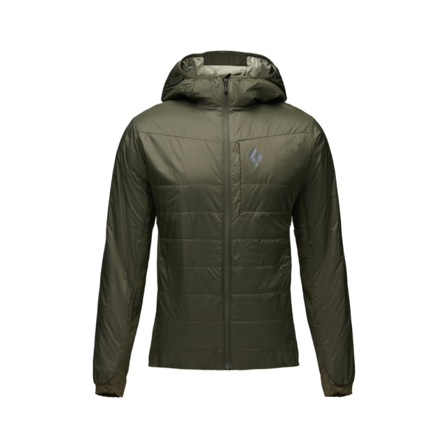 Black Diamond Black Diamond Solution 1.0 Hoody - Men's Dark Moss Extra Large - $279.00 at Optics Planet