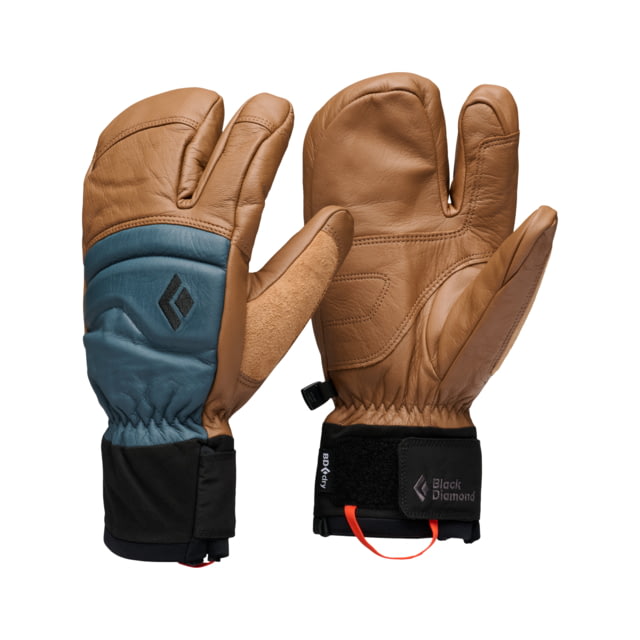 Black Diamond Spark Finger Gloves - Men's Rye-Midnight Blue Extra Large - Black Diamond