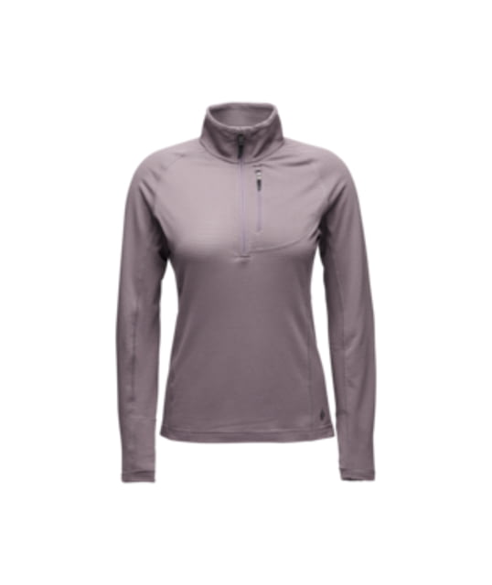 Black Diamond Black Diamond Coefficient LT Quarter Zip Pullover - Women's Dark Mauve Extra Small - $189.00 at Optics Planet