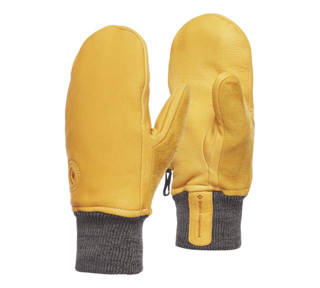 Black Diamond Dirt Bag Mitts - Men's Natural Small - Black Diamond