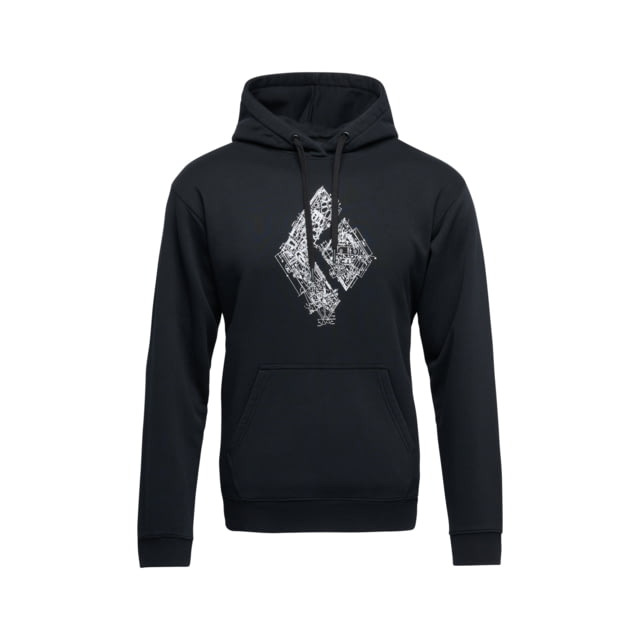 Black Diamond Black Diamond Engineered Diamond Pullover Hoody - Men's Black Small - $99.00 at Optics Planet