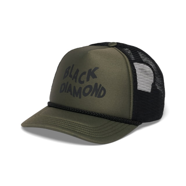 Black Diamond Black Diamond Flat Bill Trucker Hat Tundra/Black Wavy - $49.00 at Optics Planet