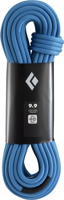 Black Diamond Gym 9.9mm Climbing Rope Dual Blue 40m