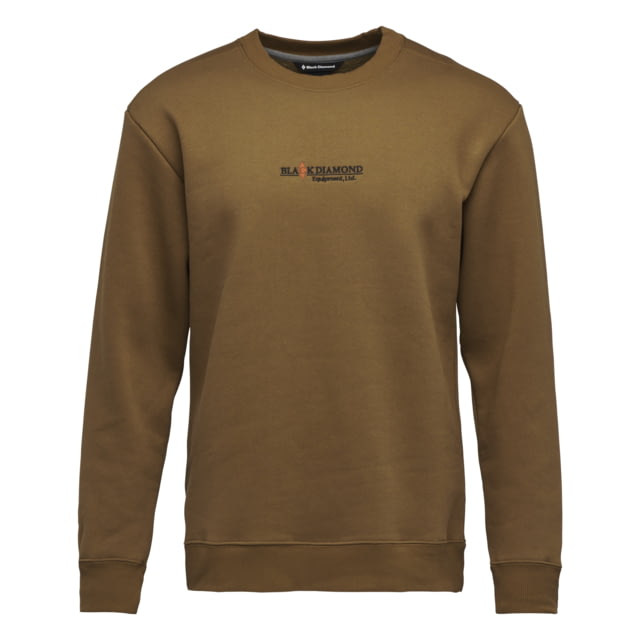 Black Diamond Black Diamond Heritage Wordmark Crewneck - Men's Dark Curry Medium - $28.34 at Optics Planet