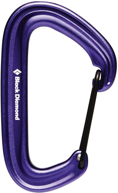 Black Diamond Black Diamond Litewire Carabiner Purple - $10.95 at Optics Planet