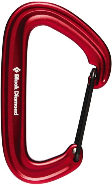 Black Diamond Black Diamond Litewire Carabiner Red - $10.95 at Optics Planet