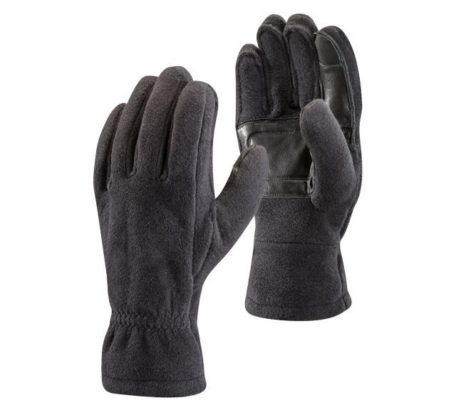 Black Diamond MidWeight Fleece Gloves Black Small - Black Diamond