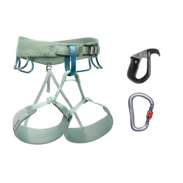 Black Diamond Momentum Harness Pilot Package - Women's, No Color, Small, BD6500130000SM-1 by USA Black Diamond Outdoor Climbing Harnesses