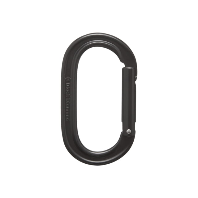 Black Diamond Black Diamond Oval Keylock Carabiner Black One Size - $15.95 at Optics Planet