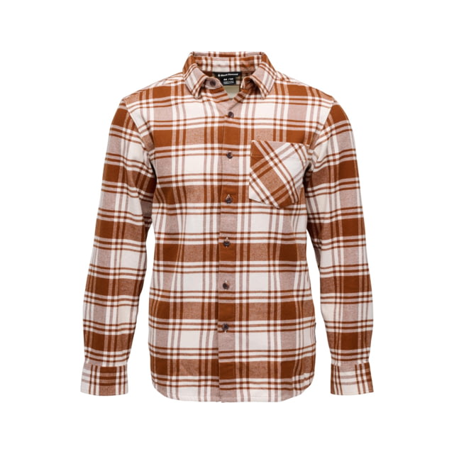 Black Diamond Black Diamond Project Flannel - Men's Clay/Off White Plaid Small - $79.20 at Optics Planet