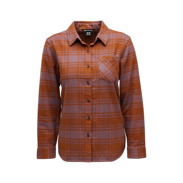 Black Diamond Black Diamond Project Flannel - Women's Dark Mauve/Clay Medium - $79.20 at Optics Planet