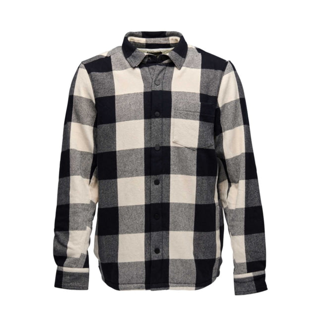 Black Diamond Black Diamond Project Lined Flannel - Men's Black/Off White Plaid Large - $113.99 at Optics Planet