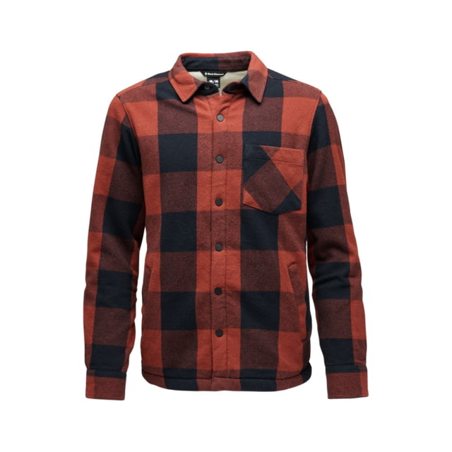 Black Diamond Black Diamond Project Lined Flannel - Men's Iron Red/Black Medium - $71.85 at Optics Planet