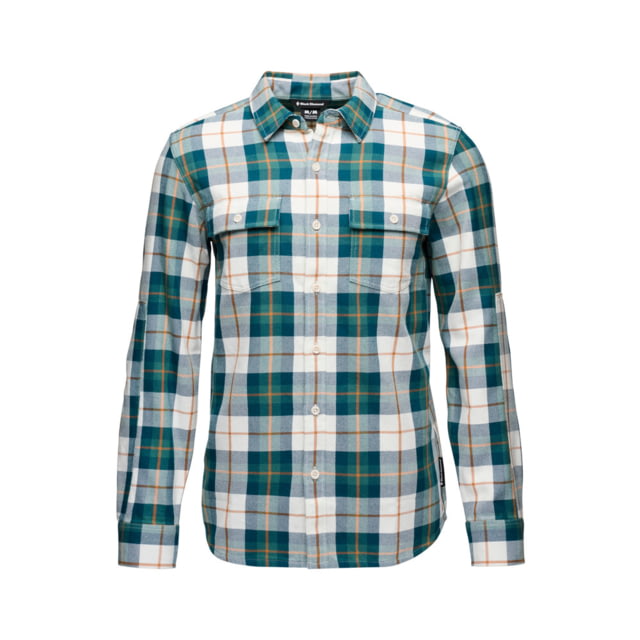 Black Diamond Black Diamond Project Twill Shirt - Men's Raging Sea/Henna Medium - $78.79 at Optics Planet