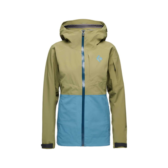 Black Diamond Black Diamond Recon Stretch Ski Shell - Women's Crag Green/Creek Blue Medium - $233.99 at Optics Planet
