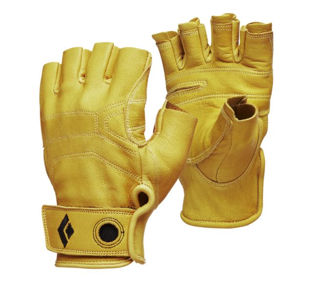 Black Diamond Stone Climbing Gloves - Unisex Natural Medium - Black Diamond