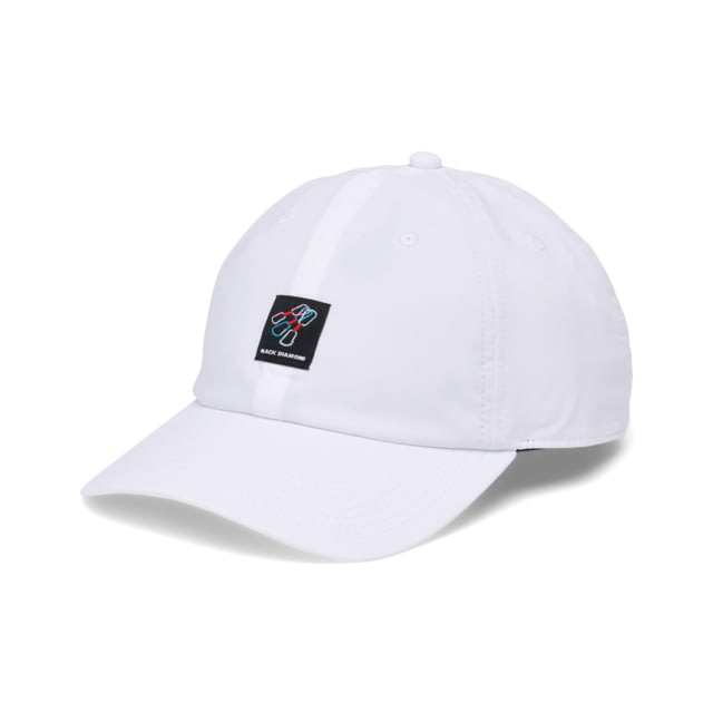 Black Diamond Black Diamond Synthetic Dad Hat White/Black Woven Quickdraws Patch - $49.00 at Optics Planet