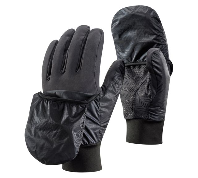 Black Diamond Wind Hood Softshell Glove - Unisex SMOKE Extra Small - Black Diamond