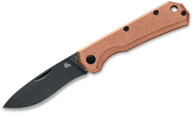Black Fox Ciol Folding Knife 2.76in 440C Micarta Copper Handle - Black Fox