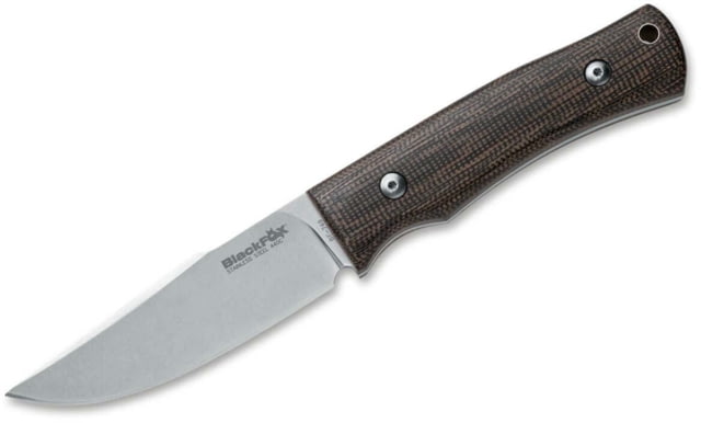 Black Fox Explorer Fixed Blade Knife 3.94in 440C Micarta Brown Handle - Black Fox