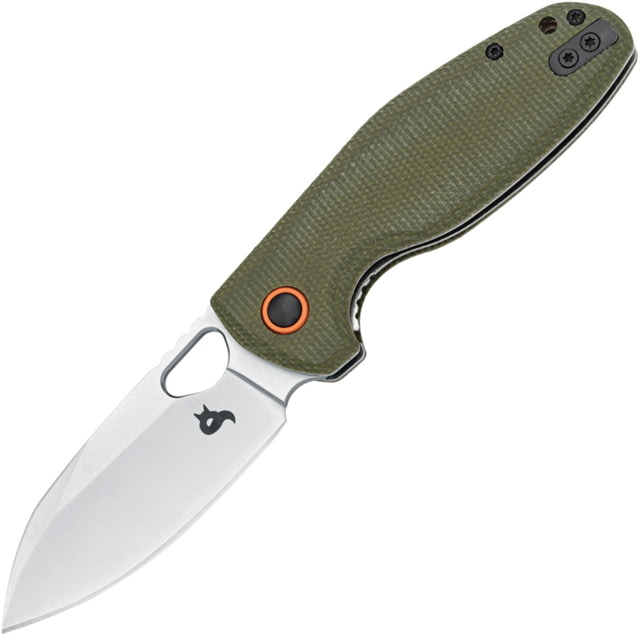 Black Fox Puffy Linerlock OD Mic - Black Fox