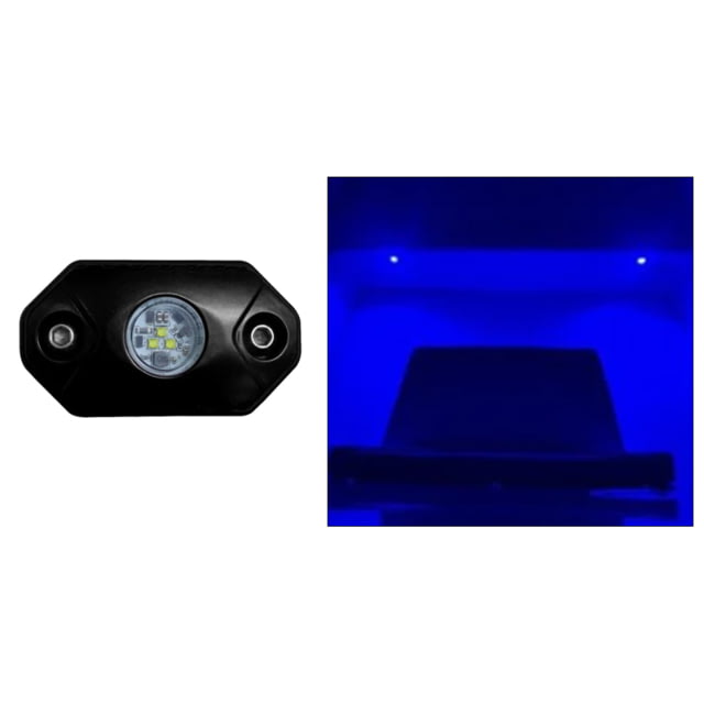 Black Oak LED Rock Accent LED Light Black Housing Blue - Black Oak Led
