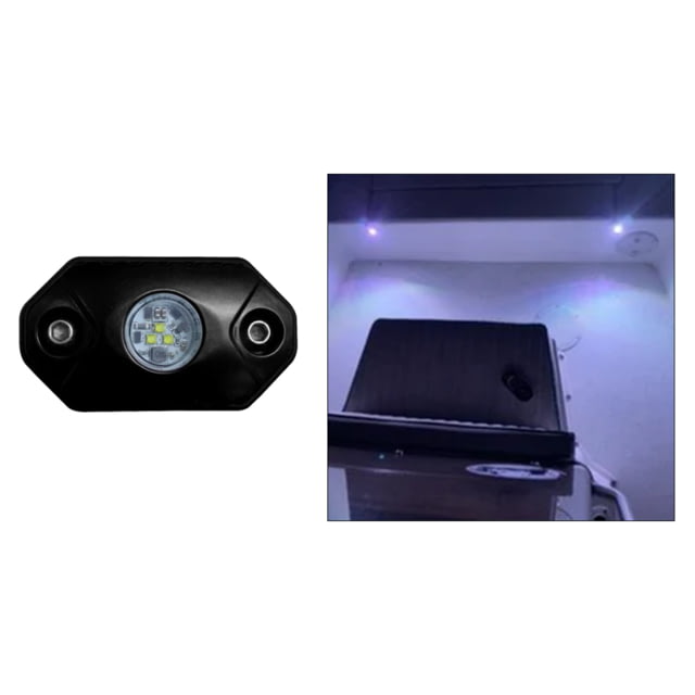 Black Oak LED Rock Accent LED Light Black Housing White - Black Oak Led