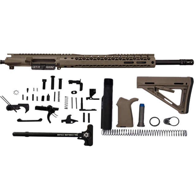 Black Rain Ordnance Builder's Kit AR-15 5.56mm 16 in Upper Receiver Flat Dark Earth - Black Rain Ordnance