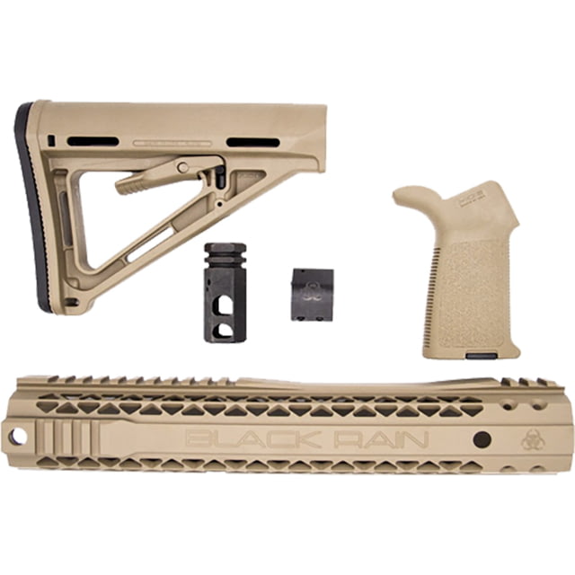 Black Rain Ordnance Upgrade Kit 2 AR-15 Buttstocks Flat Dark Earth - Black Rain Ordnance